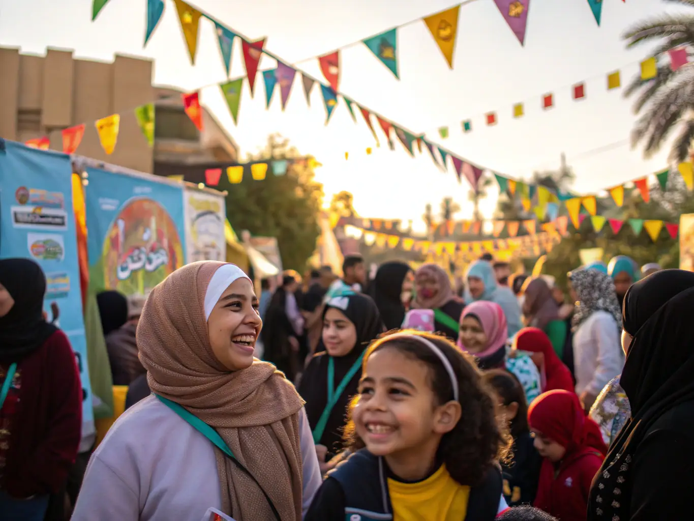 A visually appealing image of a cultural project event, featuring diverse participants and interactive activities, reflecting ALAMBIK MUSIK's commitment to community engagement.